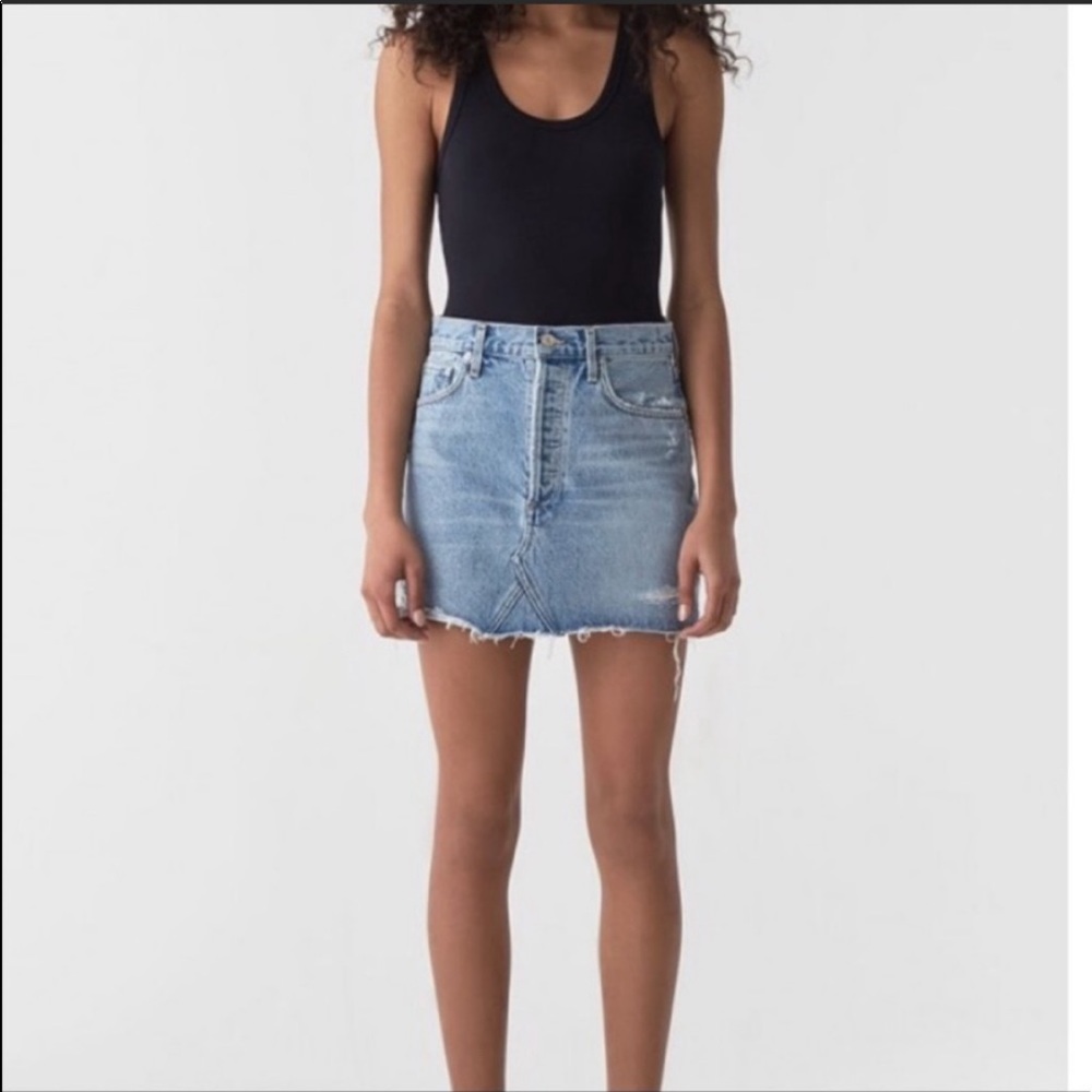 NWOT Agolde denim skirt